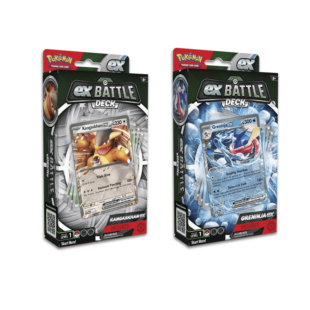 Pokemon: Kangaskan ex or Greninja ex League Battle Deck (Random) - Collector Store LLC
