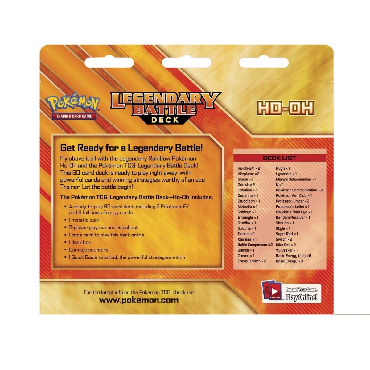 Pokemon: Legendary Battle Decks [Ho - Oh] - Collector Store LLC