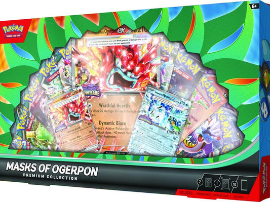 Pokemon: Masks of Ogerpon Premium Collection Box *Expected Release Date 6 - 13 - 2025* - Collector Store LLC