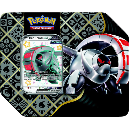 Pokemon: Paldean Fates ex Tin [Iron Treads] - Collector Store LLC