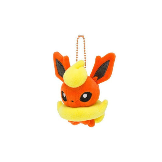 Pokemon: Pokemon Dolls Flareon Keychain (Japanese Pokemon Center Original) - Collector Store LLC