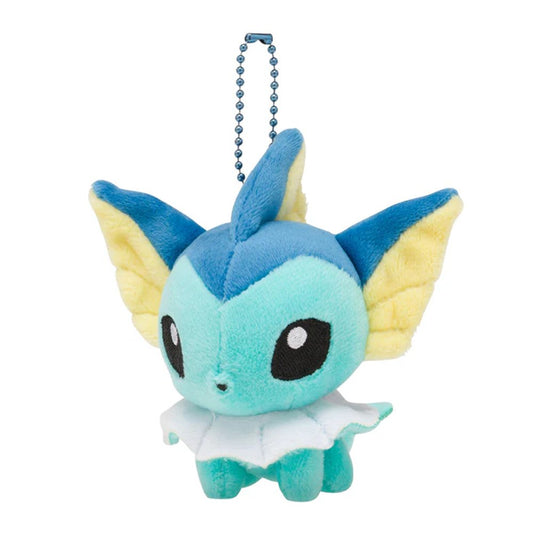 Pokemon: Pokemon Dolls Vaporeon Plush Keychain (Japanese Pokemon Center Original) - Collector Store LLC