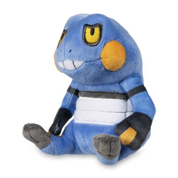 Pokemon Croagunk pokedoll with orange star tag still deals attached