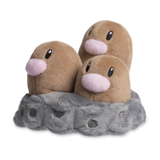 Pokemon: Pokemon Fit Dugtrio Plush (Japanese Pokemon Center Exclusive) - Collector Store LLC