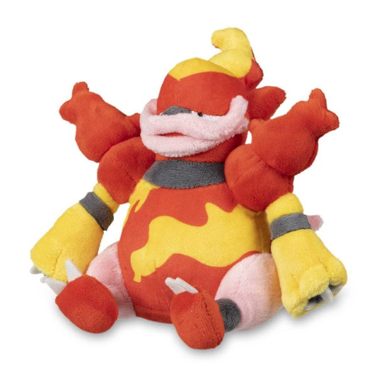 Pokemon: Pokemon Fit Magmortar Plush (Japanese Pokemon Center Exclusive) - Collector Store LLC