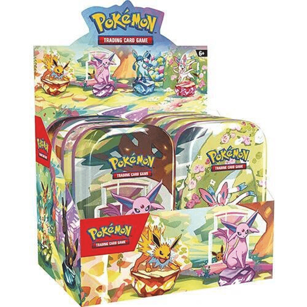 Pokemon: Prismatic Evolutions Mini Tin Display Box - Collector Store LLC