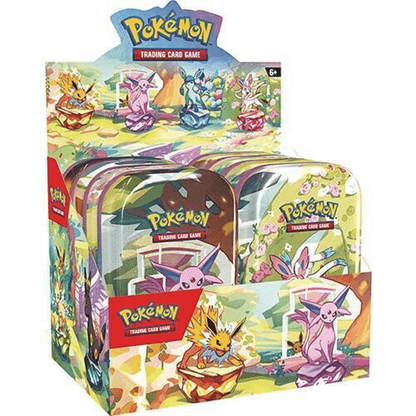Pokemon: Prismatic Evolutions Mini Tin Display Box - Collector Store LLC
