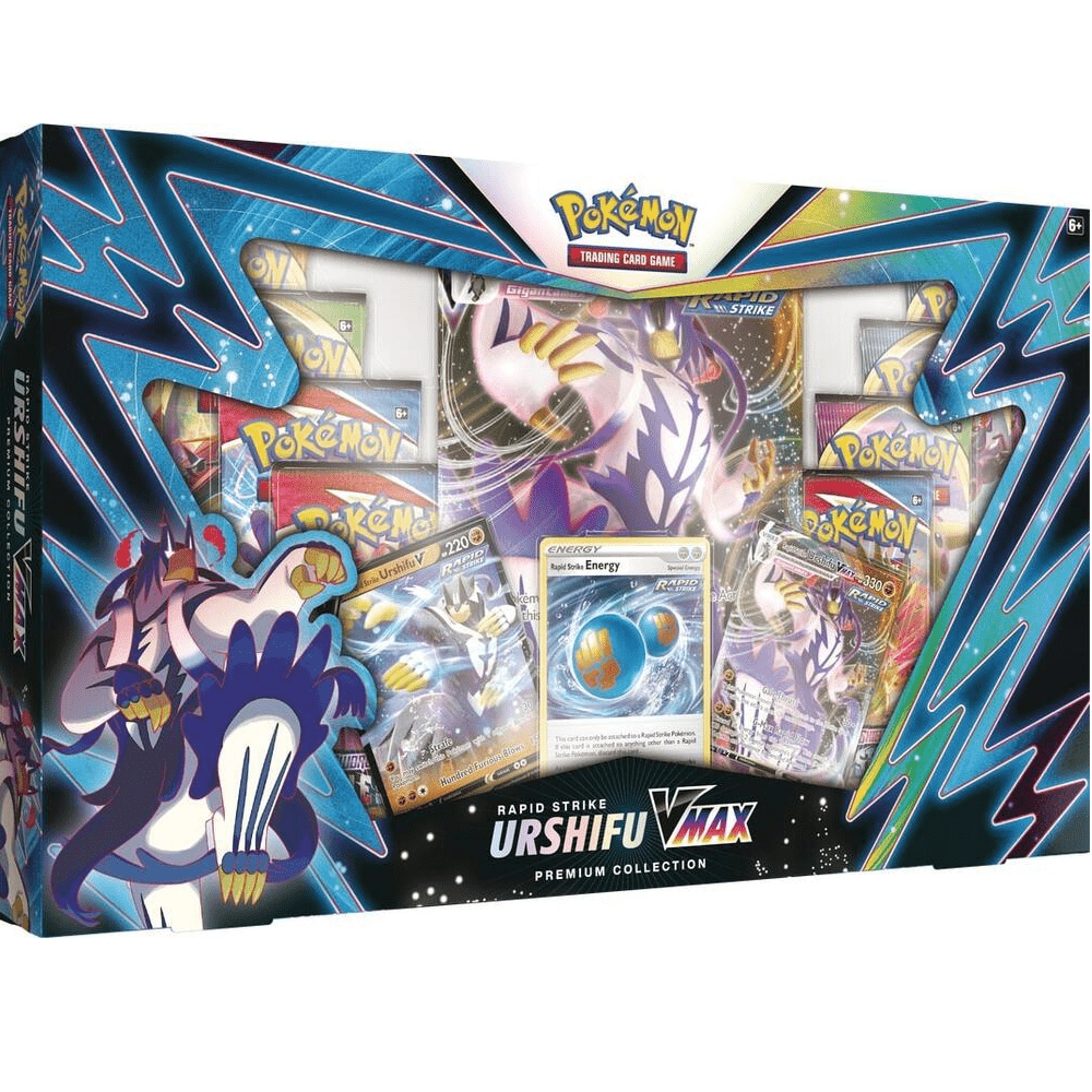 Pokemon: Rapid Strike Urshifu VMax Premium Collection - Collector Store LLC