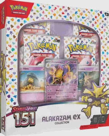 Pokemon: Scarlet & Violet: 151 Alakazam ex Collection - Collector Store LLC