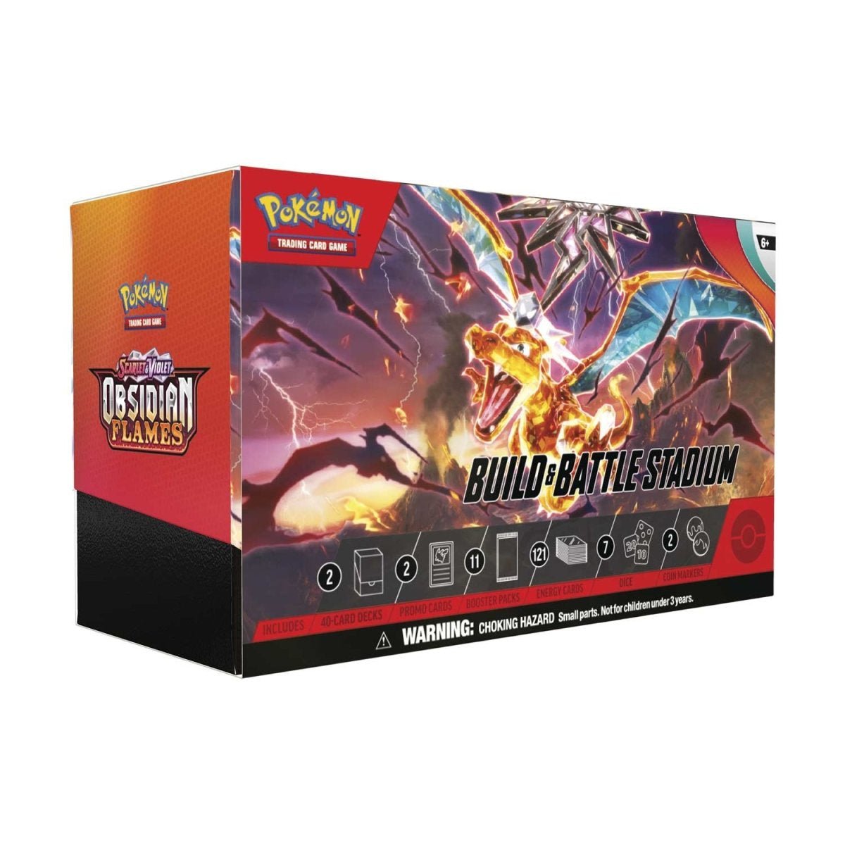 Pokemon: Scarlet & Violet: Obsidian Flames Build & Battle Stadium - Collector Store LLC