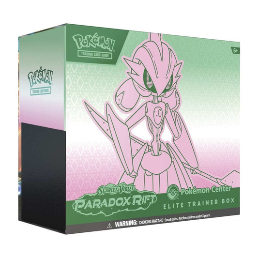 Pokemon: Scarlet & Violet Paradox Rift Pokemon Center Elite Trainer Box [Iron Valiant] - Collector Store LLC