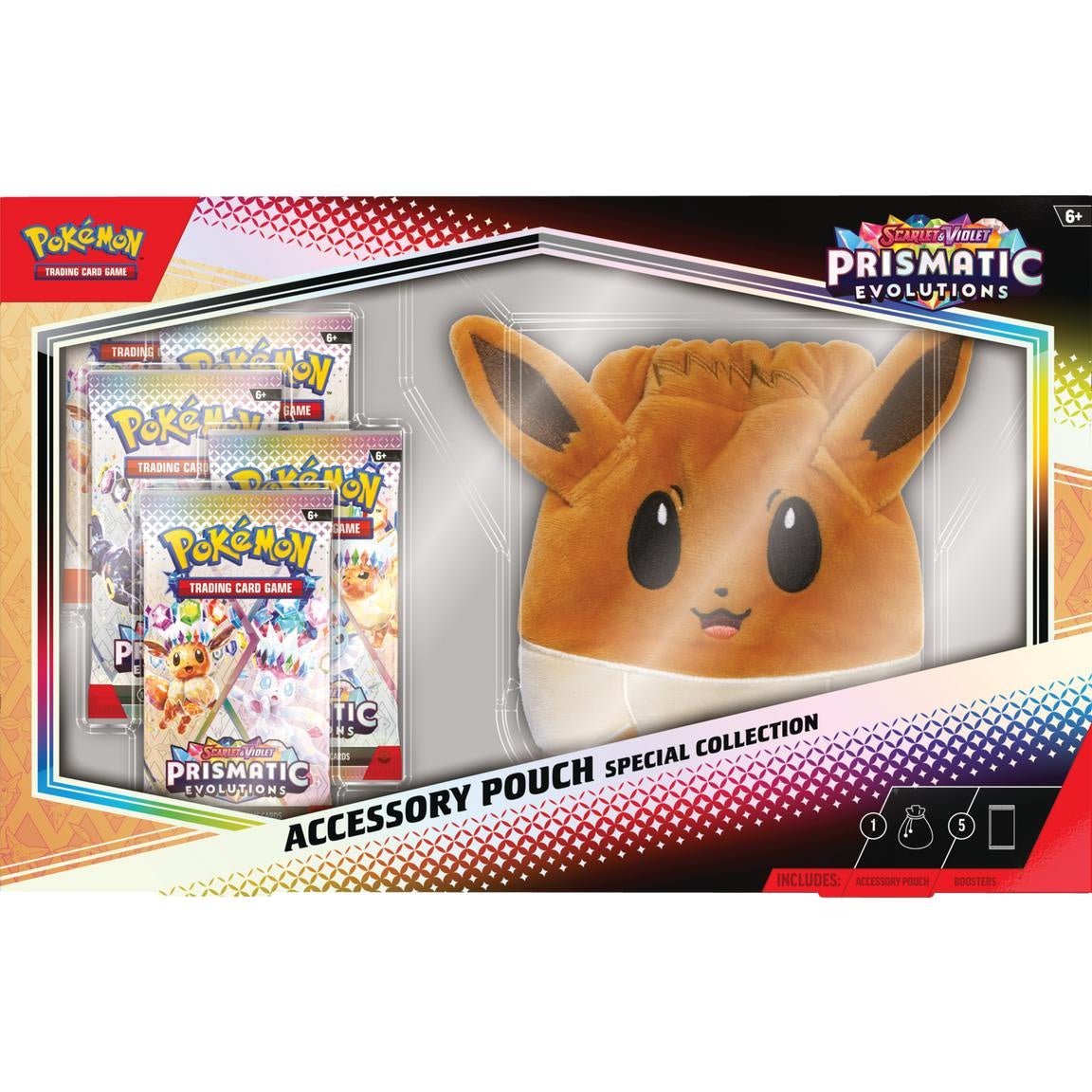 Pokemon: Scarlet & Violet Prismatic Evolutions Accessory Pouch Collection Box - Collector Store LLC