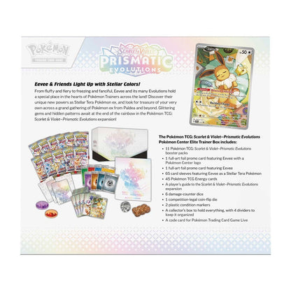Pokemon: Scarlet & Violet Prismatic Evolutions Pokemon Center Elite Trainer Box - Collector Store LLC