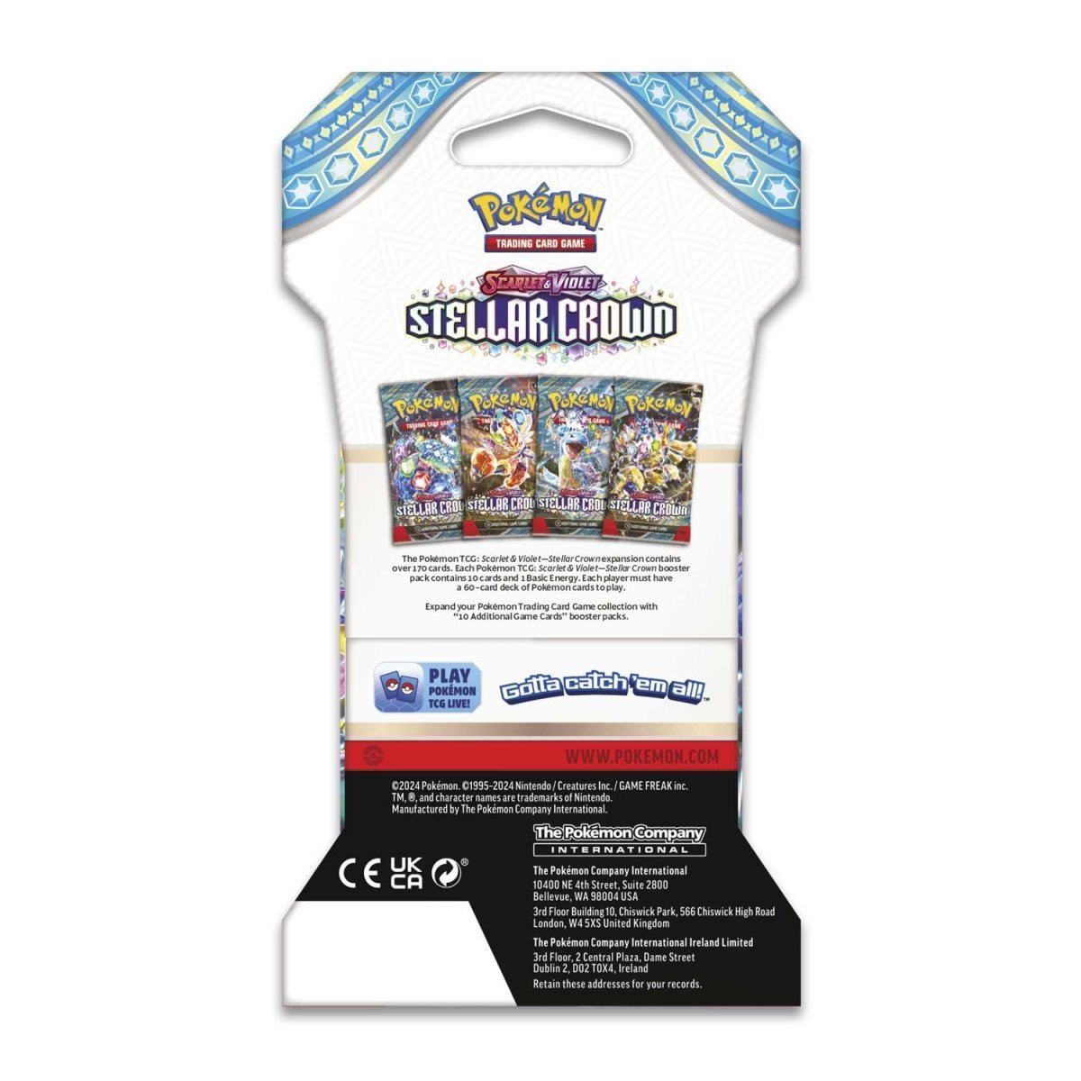 Pokemon: Scarlet & Violet Stellar Crown Sleeved Booster Pack - Collector Store LLC