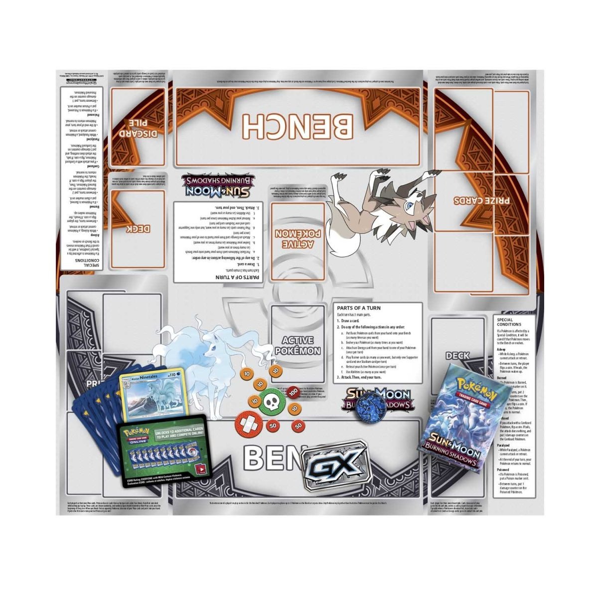 Pokemon: Sun & Moon Burning Shadows Luminous Frost Theme Deck - Collector Store LLC