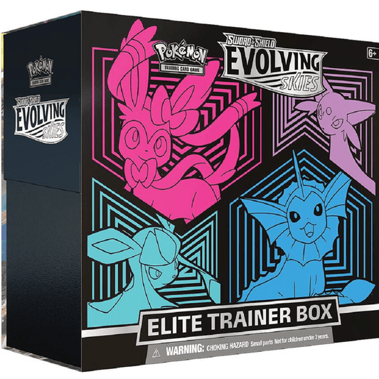 Pokemon: Sword & Shield Evolving Skies Elite Trainer Box [Glaceon/Vaporeon/Sylveon/Espeon] - Collector Store LLC