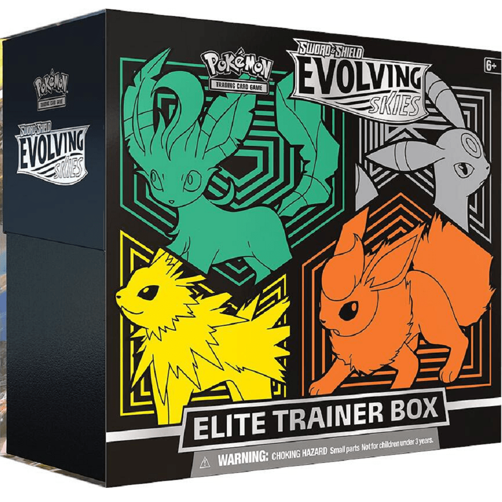 Pokemon: Sword & Shield Evolving Skies Elite Trainer Box [Leafeon/Umbreon/Jolteon/Flareon] - Collector Store LLC