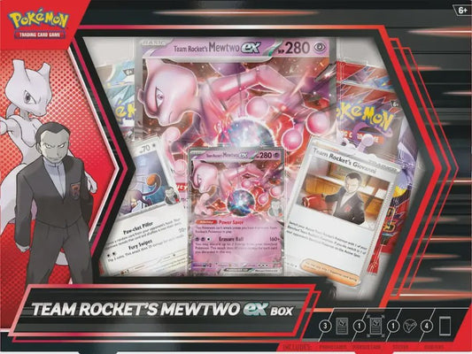 Pokemon: Team Rocket's Mewtwo ex Box *Expected Release Date 6 - 13 - 2025* - Collector Store LLC