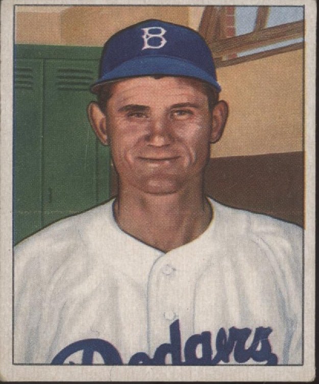 Preacher Roe 1950 Bowman #167 Brooklyn Dodgers VG - EX - Collector Store LLC