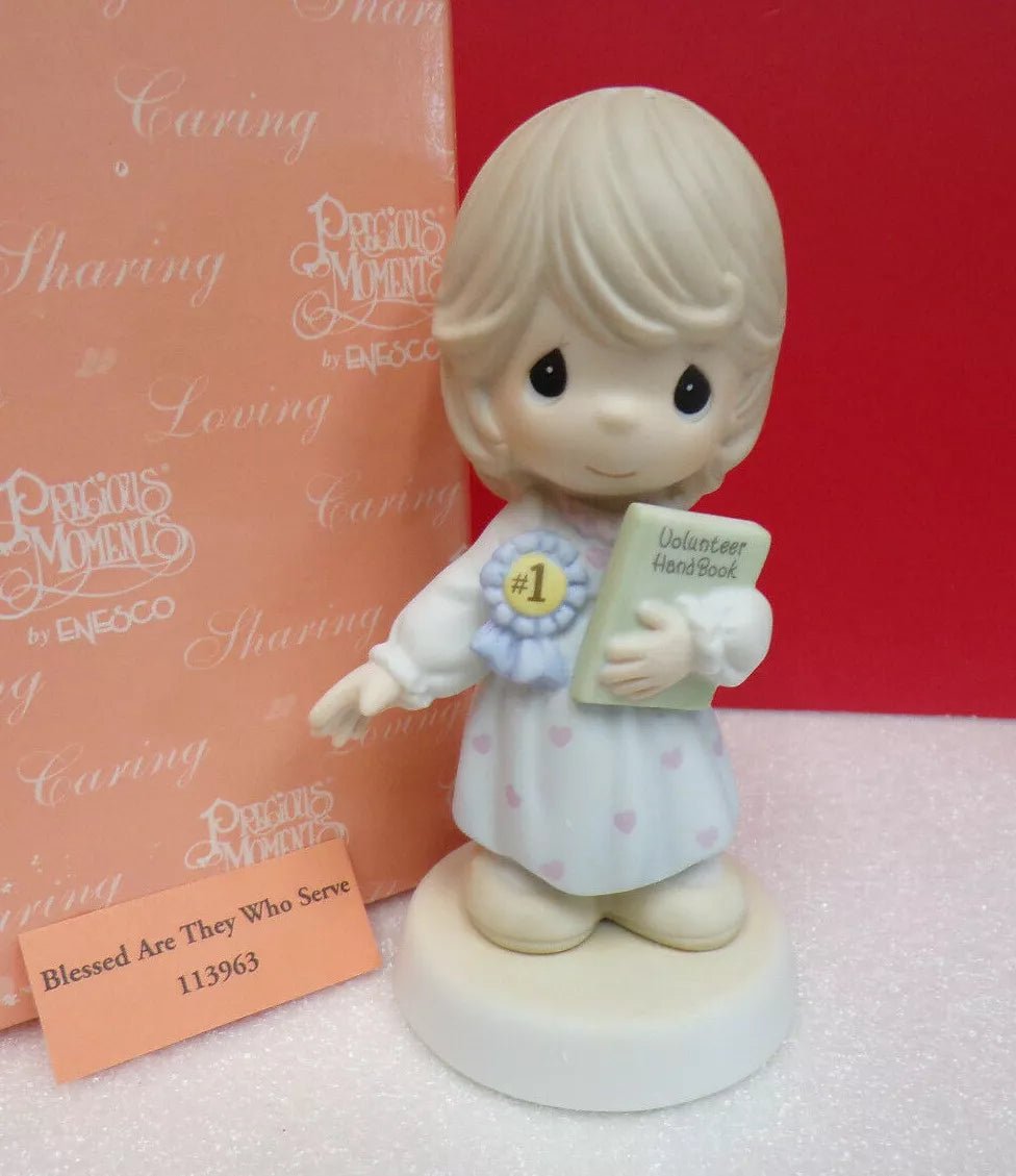 Precious Moments: "Blessed Are They Who Serve" Figurine - Collector Store LLC