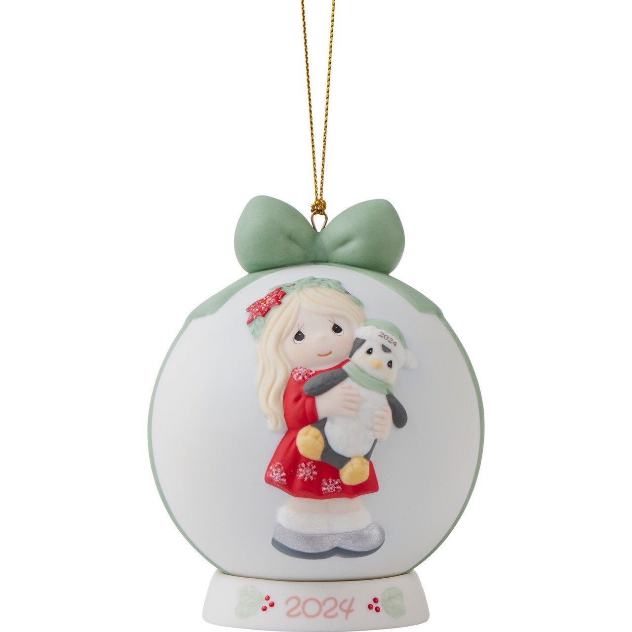 Precious Moments: Have Yourself A Merry Little Christmas Dated 2024 Girl Ball Ornament - Collector Store LLC