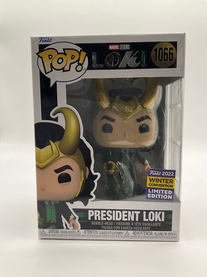 President Loki Funko Pop! Loki #1066 2022 Winter Convention Limited Edition - Collector Store LLC