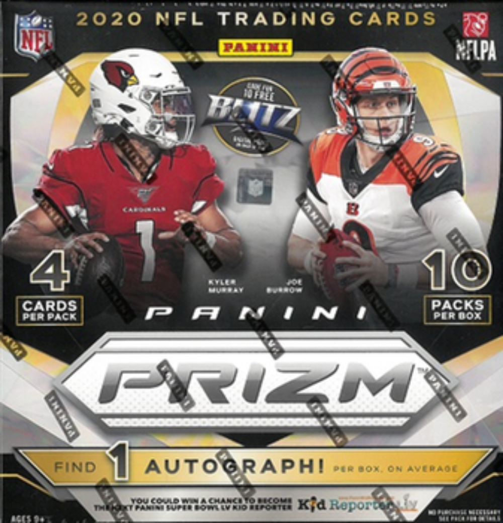 2020 Panini Prizm Football Mega Box (Neon Green Pulsar Prizms)