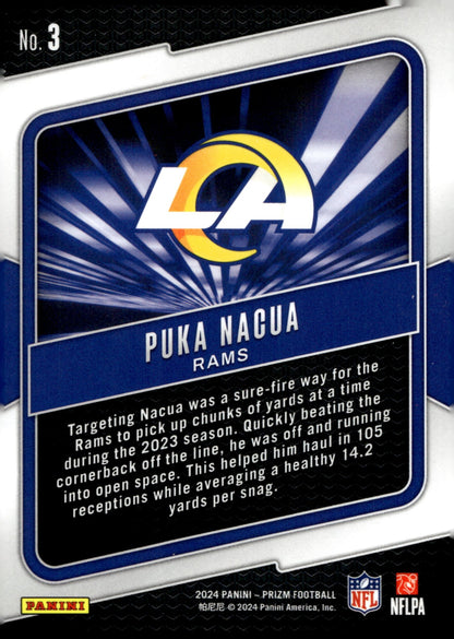 Puka Nacua 2024 Panini Prizm Hype #3 - Collector Store LLC