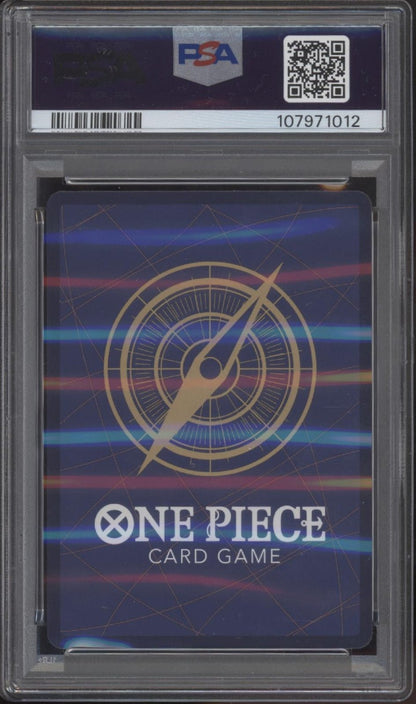 Queen One Piece Card Game Two Legends Special Alternate Art 005 PSA 10 - Collector Store LLC