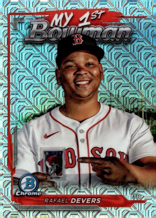 Rafael Devers 2024 Bowman Chrome My 1st Bowman Mojo Refractor #M1B - 10 #2 - Collector Store LLC