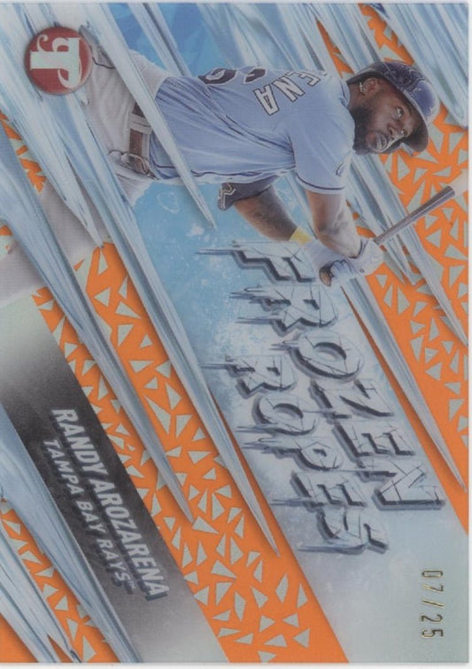 Randy Arozarena 2024 Topps Pristine Frozen Ropes Orange 07/25 #FR - 16 - Collector Store LLC