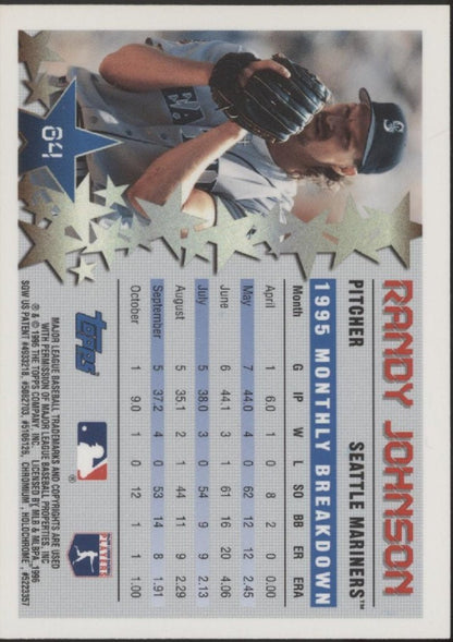 Randy Johnson 1996 Topps Chrome Star Power #84 - Collector Store LLC