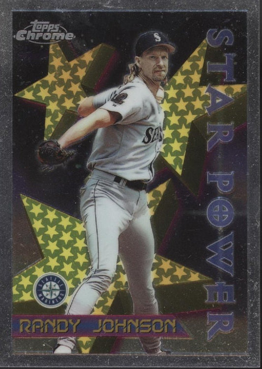 Randy Johnson 1996 Topps Chrome Star Power #84 - Collector Store LLC