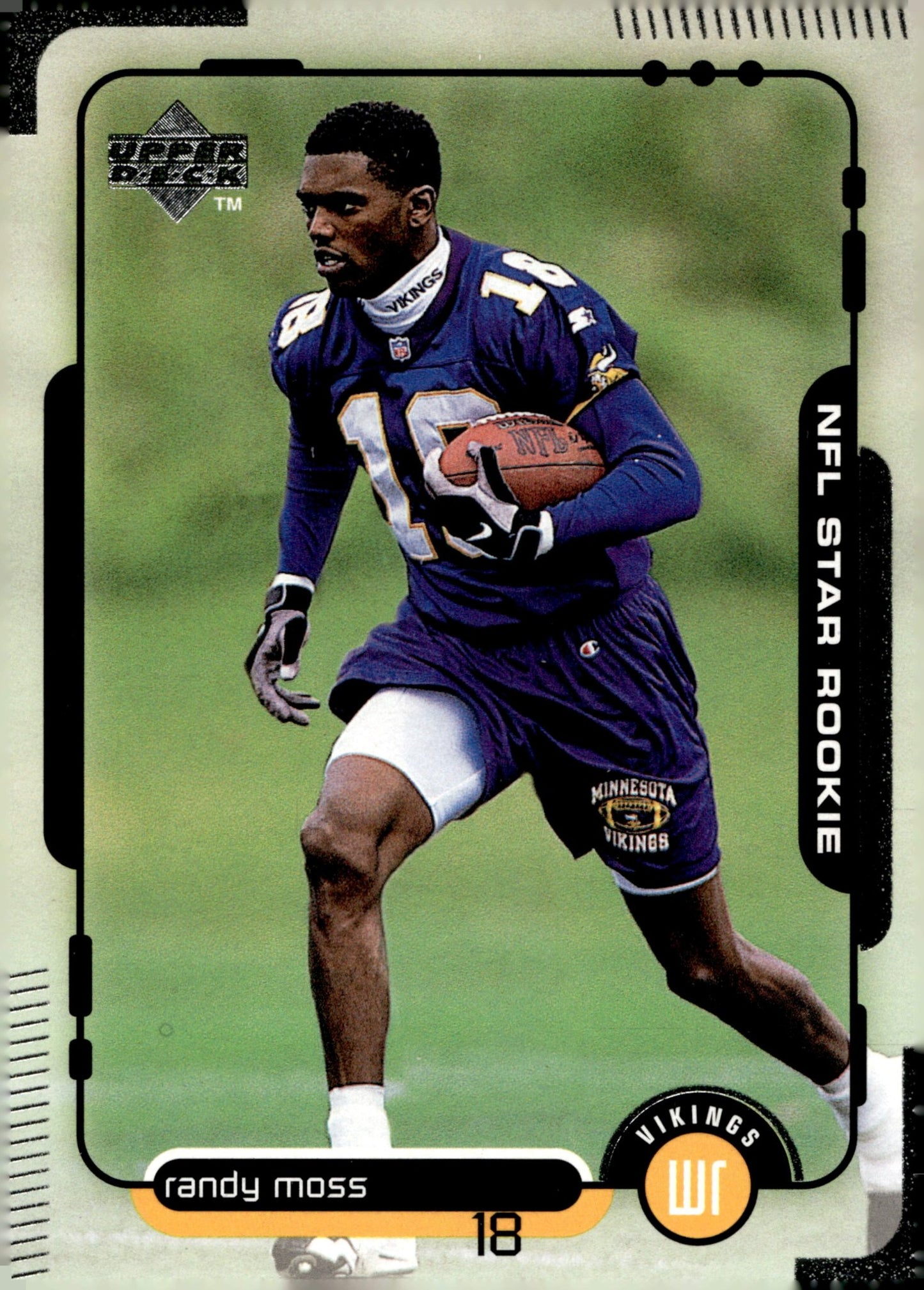 Randy Moss 1998 Upper Deck Star Rookie RC #17 - Collector Store LLC