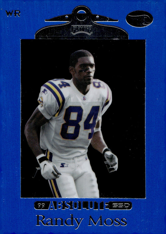 Randy Moss 1999 Playoff Absolute SSD Blue #63 #1 - Collector Store LLC