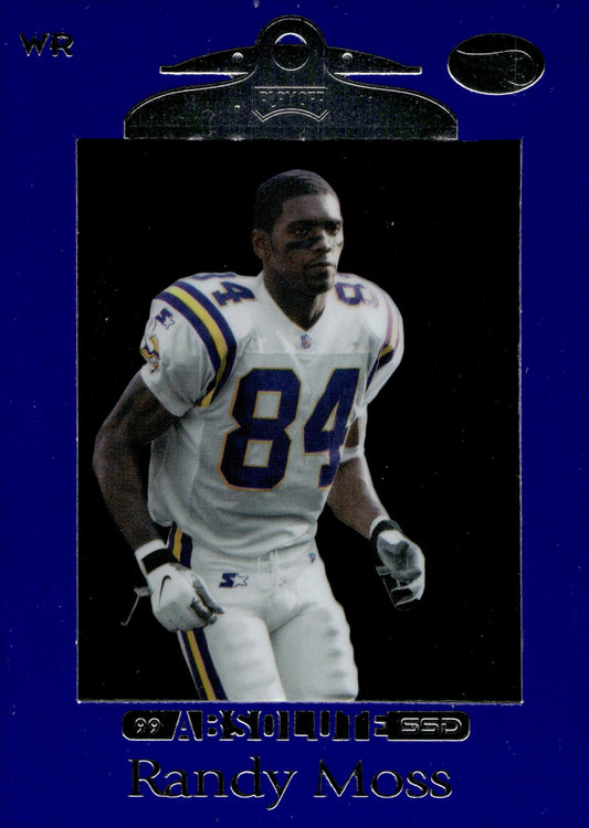 Randy Moss 1999 Playoff Absolute SSD Purple #63 - Collector Store LLC