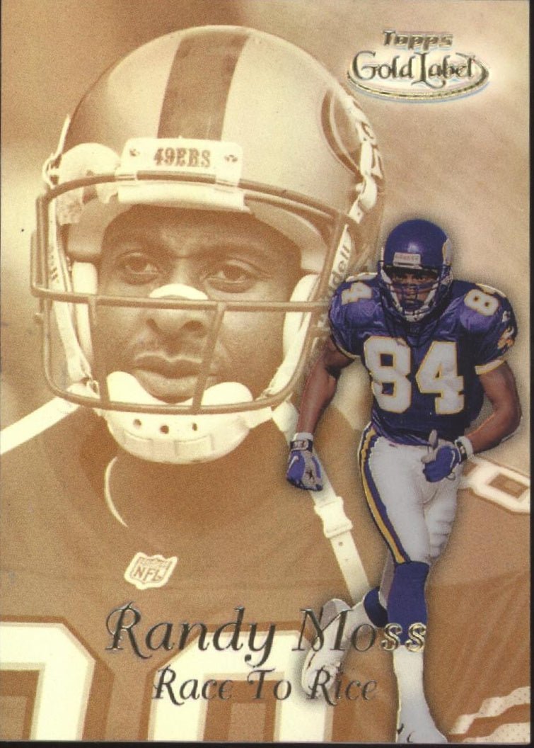 Randy Moss 1999 Topps Gold Label Race to Rice #R15 - Collector Store LLC