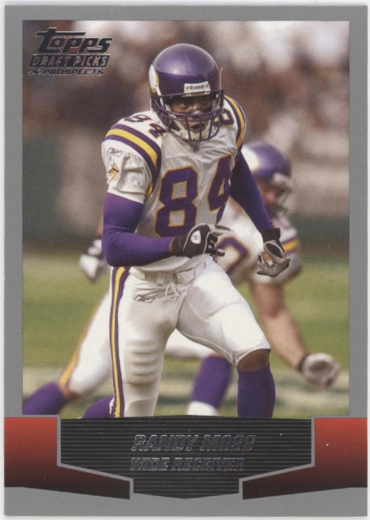 Randy Moss 2004 Topps Draft Picks & Prospects #46 - Collector Store LLC