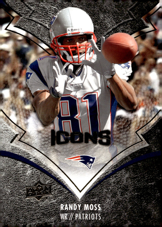 Randy Moss 2008 Upper Deck Icons #59 - Collector Store LLC