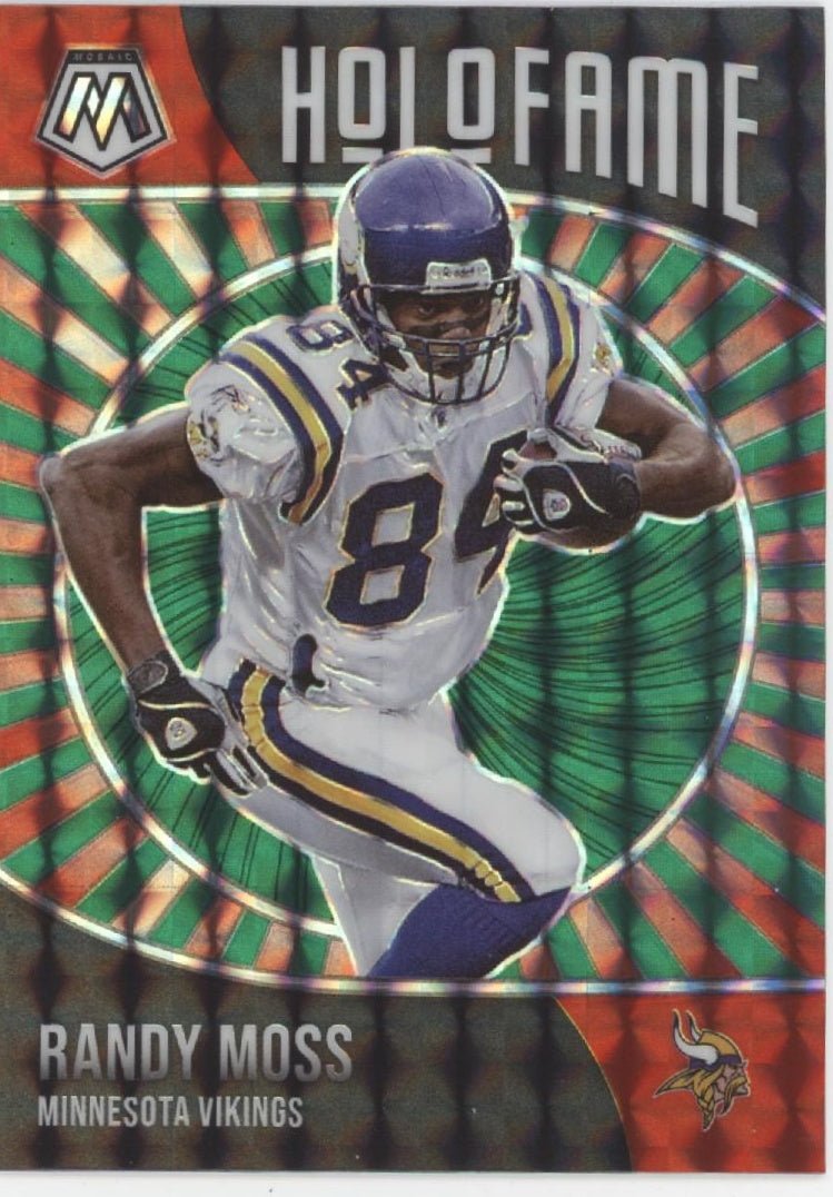 Randy Moss 2021 Panini Mosaic Holofame Prizm #4 - Collector Store LLC