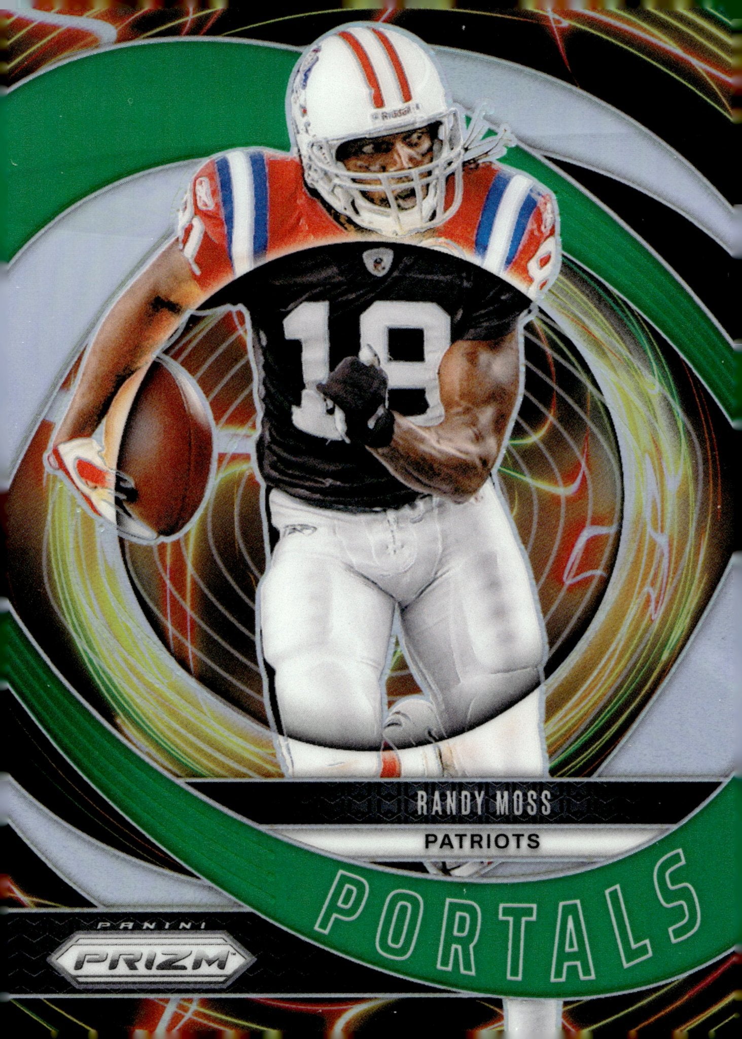 Randy Moss 2024 Panini Prizm Portals Green Prizm #3 - Collector Store LLC