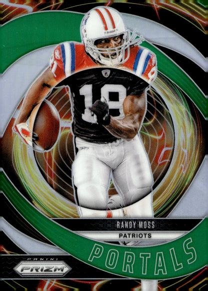 Randy Moss 2024 Panini Prizm Portals Green Prizm #3 - Collector Store LLC