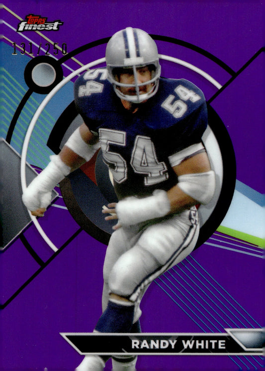 Randy White 2024 Topps Composite Finest Purple Refractor 131/250 #173 - Collector Store LLC