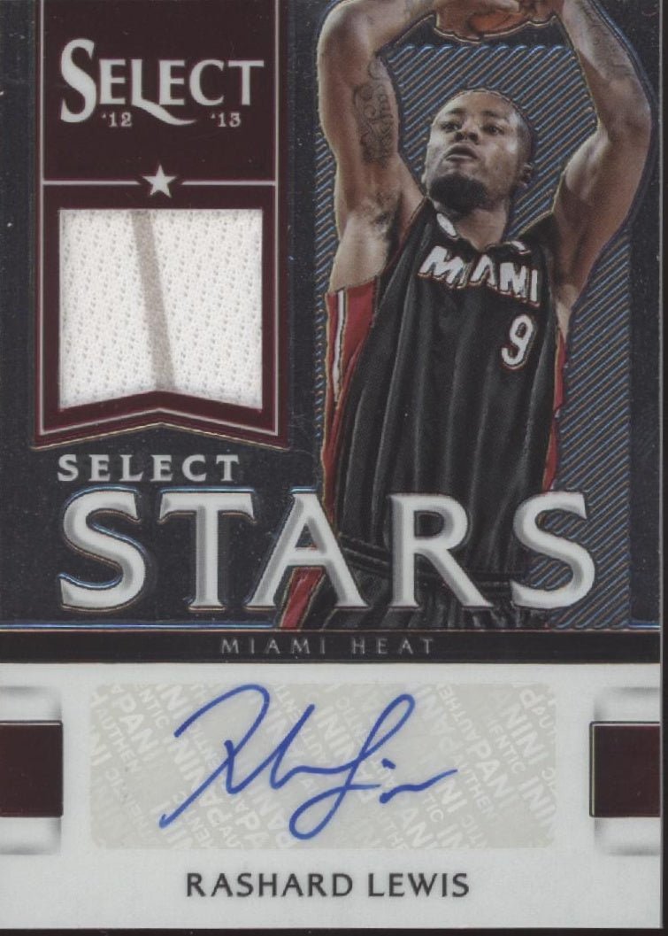 Rashard Lewis 2012 - 13 Panini Select Stars Swatch Auto 264/299 #18 - Collector Store LLC