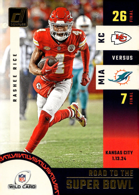 Rashee Rice 2024 Panini Road to the Super Bowl #SBWC1 - Collector Store LLC