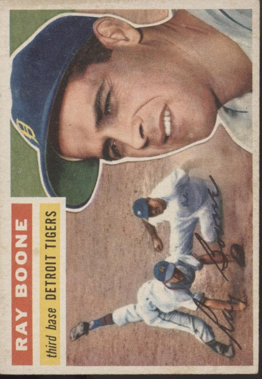 Ray Boone 1956 Topps #6 Detroit Tigers VG - EX - Collector Store LLC