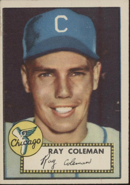 Ray Coleman 1952 Topps #211 Chicago White Sox VG - Collector Store LLC