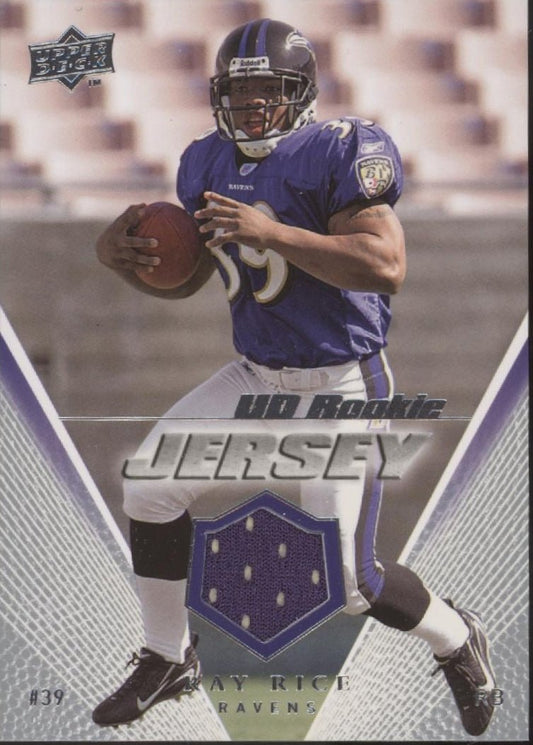 Ray Rice 2008 Upper Deck Swatch RC #UDRJ - RR - Collector Store LLC