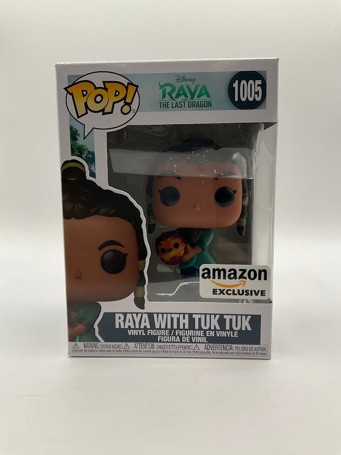 Raya with Tuk Tuk Funko Pop! Raya & The Last Dragon #1005 Amazon Exclusive - Collector Store LLC