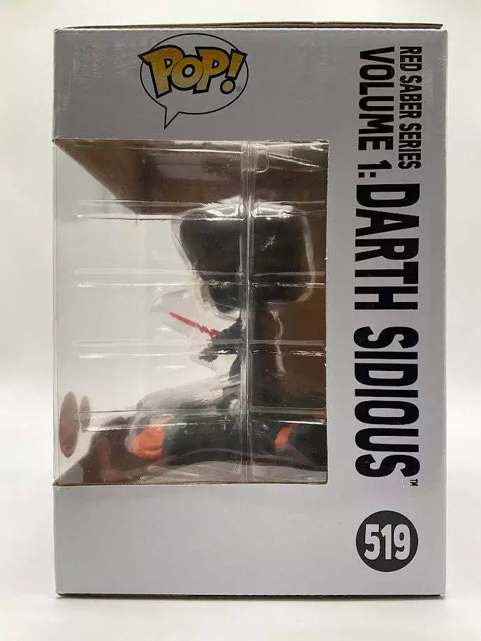 Red Saber Series Vol. 1: Darth Sidious Funko Pop! Star Wars #519 GITD GameStop - Collector Store LLC